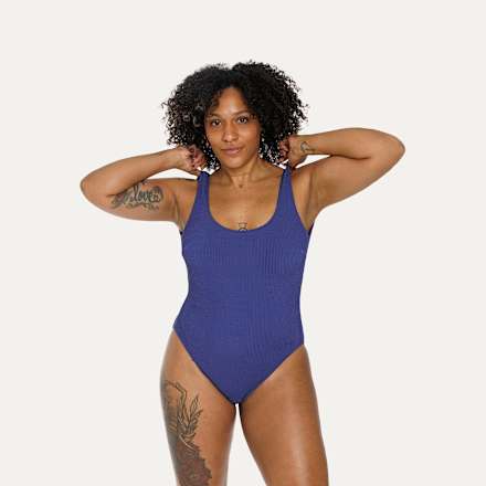 Periodenunterwäsche Badeanzug Sailor Blue, Gr. XL SELENACARE