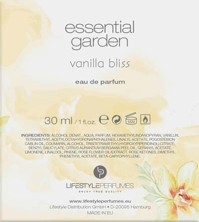 Női EdP Vanilla Bliss Essential Garden
