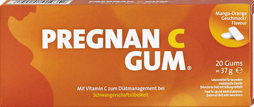 Kaugummi bei Schwangerschaftsübelkeit PREGNAN C GUM