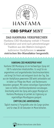 CBD Mundspray 5% Mint Hanfama