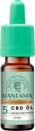 CBD Mundtropfen Öl 5% Hanfama