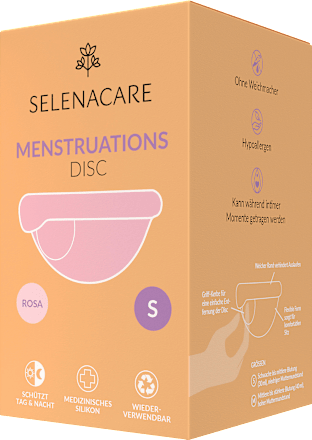 Menstruationsscheibe Rosa Gr. S SELENACARE