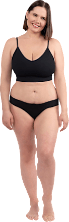 Periodenunterwäsche Slip Freecut schwarz Gr. L-XXL SELENACARE