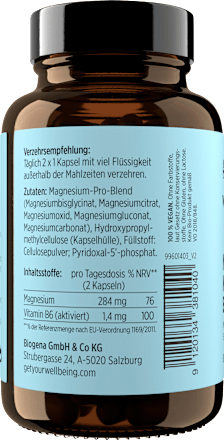 Magnesium Komplex Edition Kapseln 60 St get your well being BY BIOGENA