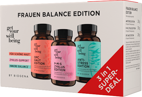Set Frauen Balance Edition (3x60 St) get your well being BY BIOGENA