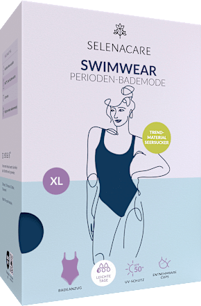 Periodenunterwäsche Badeanzug Sailor Blue, Gr. XL SELENACARE