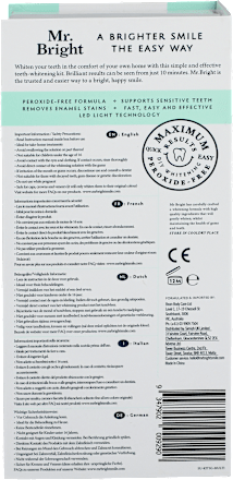 Zestaw wybielający Home Teeth Whitening Kit (2 tygodnie) Mr. Bright