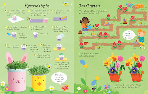 Basteln, Rätseln, Dekorieren für die Osterzeit Usborne