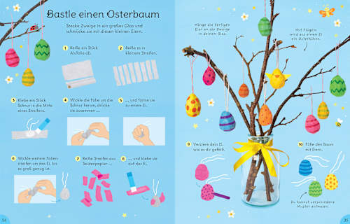 Basteln, Rätseln, Dekorieren für die Osterzeit Usborne