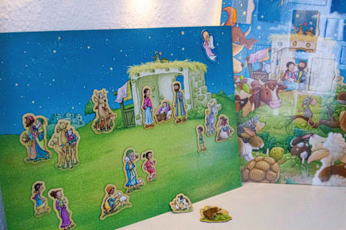 Adventskalender 2023, magnetisch Dekorieren & Einrichten