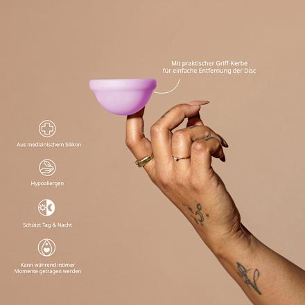 Menstruationsscheibe Lila Gr. M SELENACARE