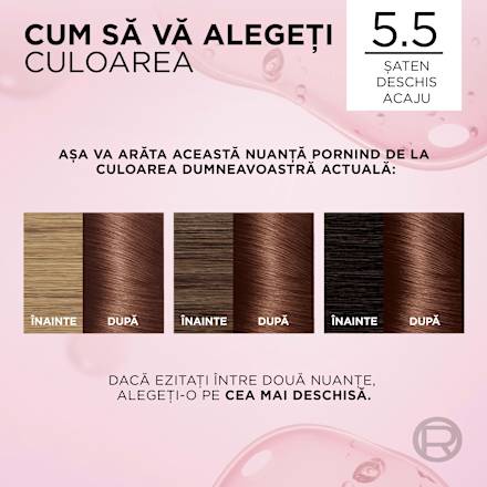 Vopsea de păr permanentă cu amoniac 5.5 L'ORÉAL PARiS EXCELLENCE Creme