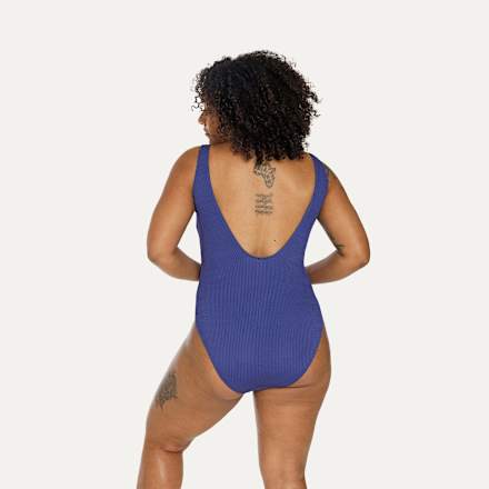 Periodenunterwäsche Badeanzug Sailor Blue, Gr. L SELENACARE