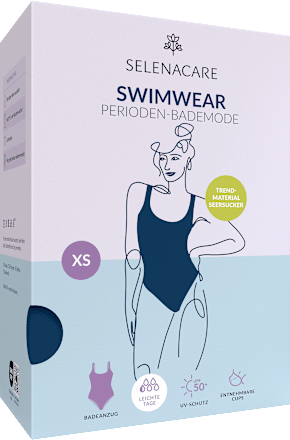 Periodenunterwäsche Badeanzug Sailor Blue, Gr. XS SELENACARE