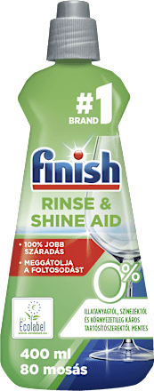 Mosogatógép öblítő 0% Finish