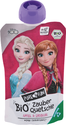 Bio ovocná kapsička jablko a jahoda - Anna & Elza PURE & FUN