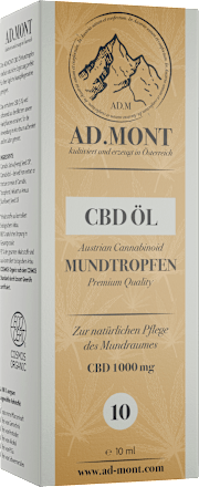 CBD Mundpflegeöl 10% AD.MONT