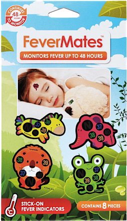 Nálepky na monitorovanie horúčky FeverMates