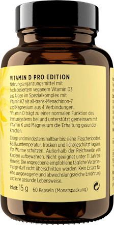 Vitamin D Pro Edition 2000 IE Kapseln 60 St get your well being BY BIOGENA