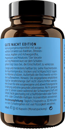 Gute Nacht Edition Kapseln 60 St get your well being BY BIOGENA