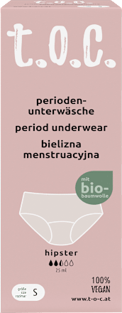 Periodenunterwäsche Hipster schwarz Gr. S t.o.c.