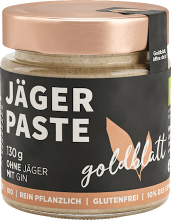 Brotaufstrich Jägerpaste goldblatt