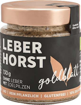 Brotaufstrich Leberhorst goldblatt
