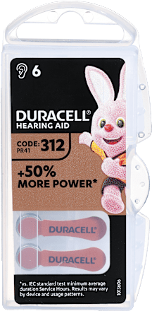 Baterije za slušni aparat Hearing Aid 312 PR41  DURACELL