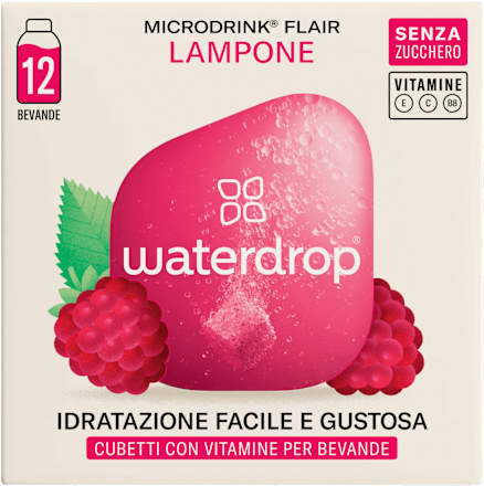 Microdrink al gusto di lampone waterdrop