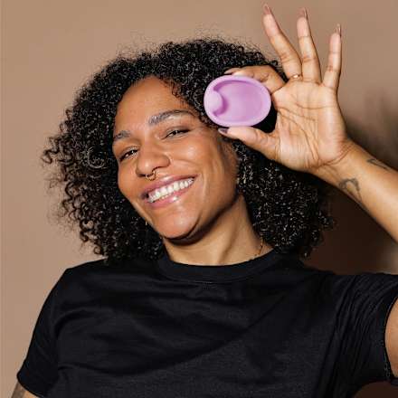 Menstruationsscheibe Lila Gr. M SELENACARE