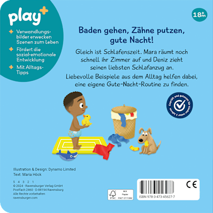 Kinderbuch Gute Nacht Schiebebuch play+ Ravensburger