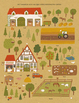 Kinderbuch Mein großer Bauernhof Dekorieren & Einrichten