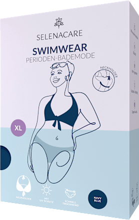 Periodenunterwäsche Swimwear Bademode blue Gr. XL SELENACARE