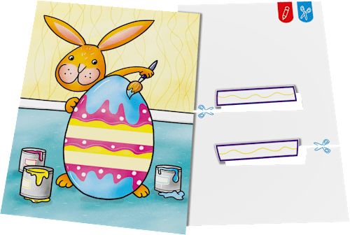 Kinderbuch Mein lustiger Bastelspaß Ostern Ausschneiden, Malen, Kleben Arena