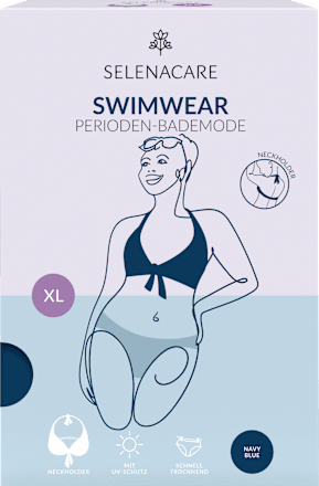 Periodenunterwäsche Swimwear Bademode blue Gr. XL SELENACARE