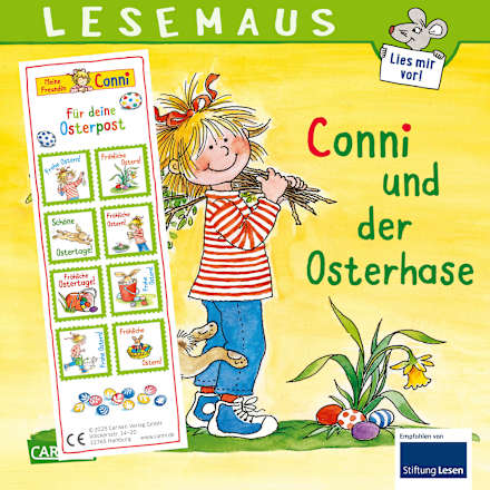 Kinderbuch Conni und der Osterhase mit Stickern Carlsen