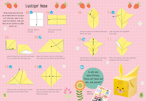 Kreatives Bastelset Oster-Origami Carlsen