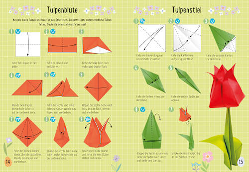 Kreatives Bastelset Oster-Origami Carlsen