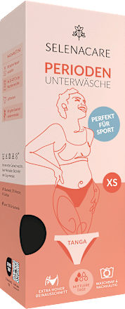 Periodenunterwäsche Active schwarz Gr. XS SELENACARE