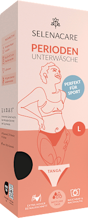 Periodenunterwäsche Active schwarz Gr. L SELENACARE