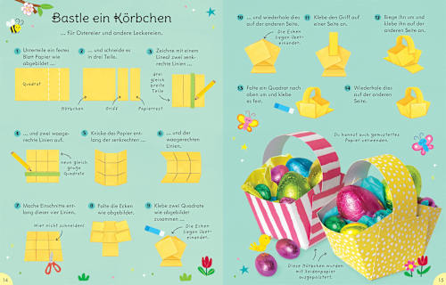 Basteln, Rätseln, Dekorieren für die Osterzeit Usborne