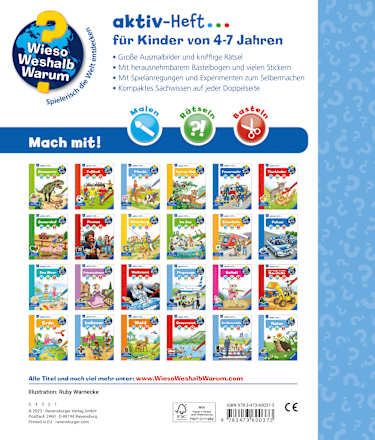 Aktiv-Heft Natur Kinder Wieso? Weshalb? Warum? Ravensburger