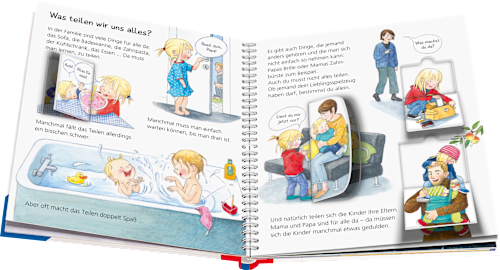 Kindersachbuch Wieso? Weshalb? Warum? junior Helfen, teilen, sich vertragen Ravensburger