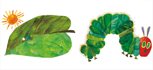 Die kleine Raupe Nimmersatt Buggybuch Gerstenberg