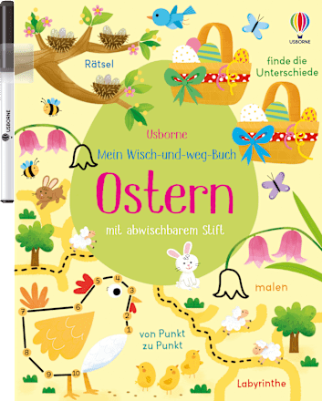 Kinderbuch Mein Wisch und Weg Buch Ostern Usborne