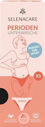 Periodenunterwäsche Active schwarz Gr. XS SELENACARE
