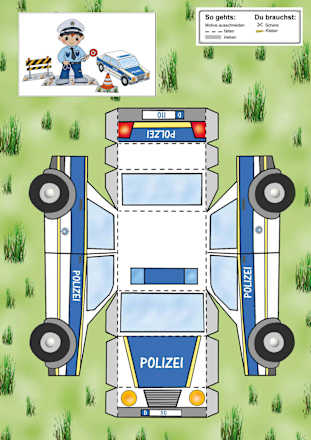 Das Ausschneide-Bastelbuch Bei der Feuerwehr Christophorus