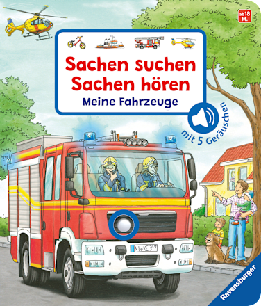 Kinderfühlbuch Sachen suchen, Sachen hören: Meine Fahrzeuge Ravensburger