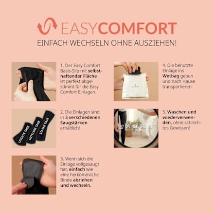 Periodenunterwäsche-Set Easy Comfort, Gr. L SELENACARE