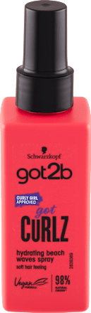 got CURLZ hydrating beach waves sprej za kosu got2b